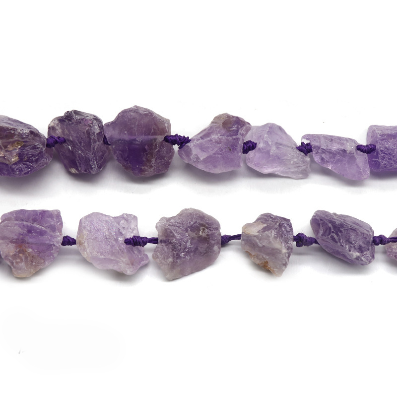 Natural Raw Crystal & Gemstone Nugget Rough Gems Stone 15 inch Chakras Healing Gemstone Loose Beads