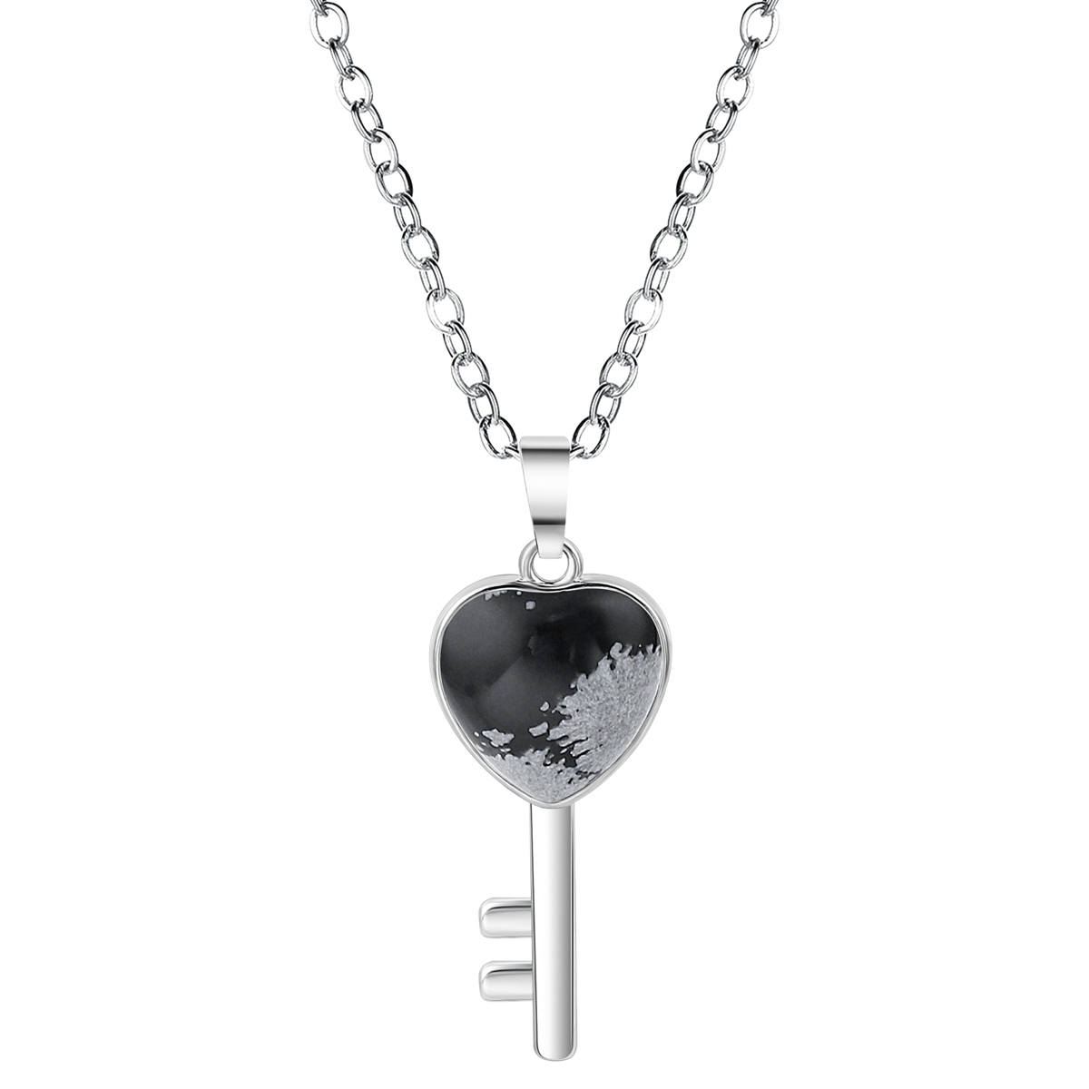 Women Gemstone Heat Key Pendant Keyrings & Keychain