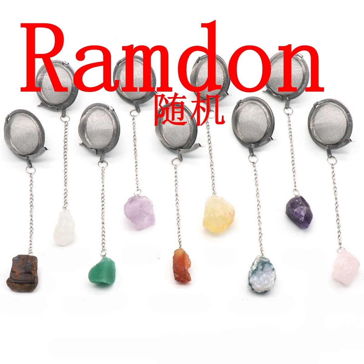 Women Gemstone Heat Key Pendant Keyrings & Keychain