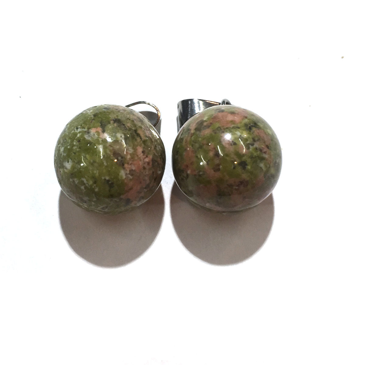 Natural Dangle Ball Gemstone Pendants Necklace Charms Healing Chakra Stone Sphere Beads Charm Jewelry