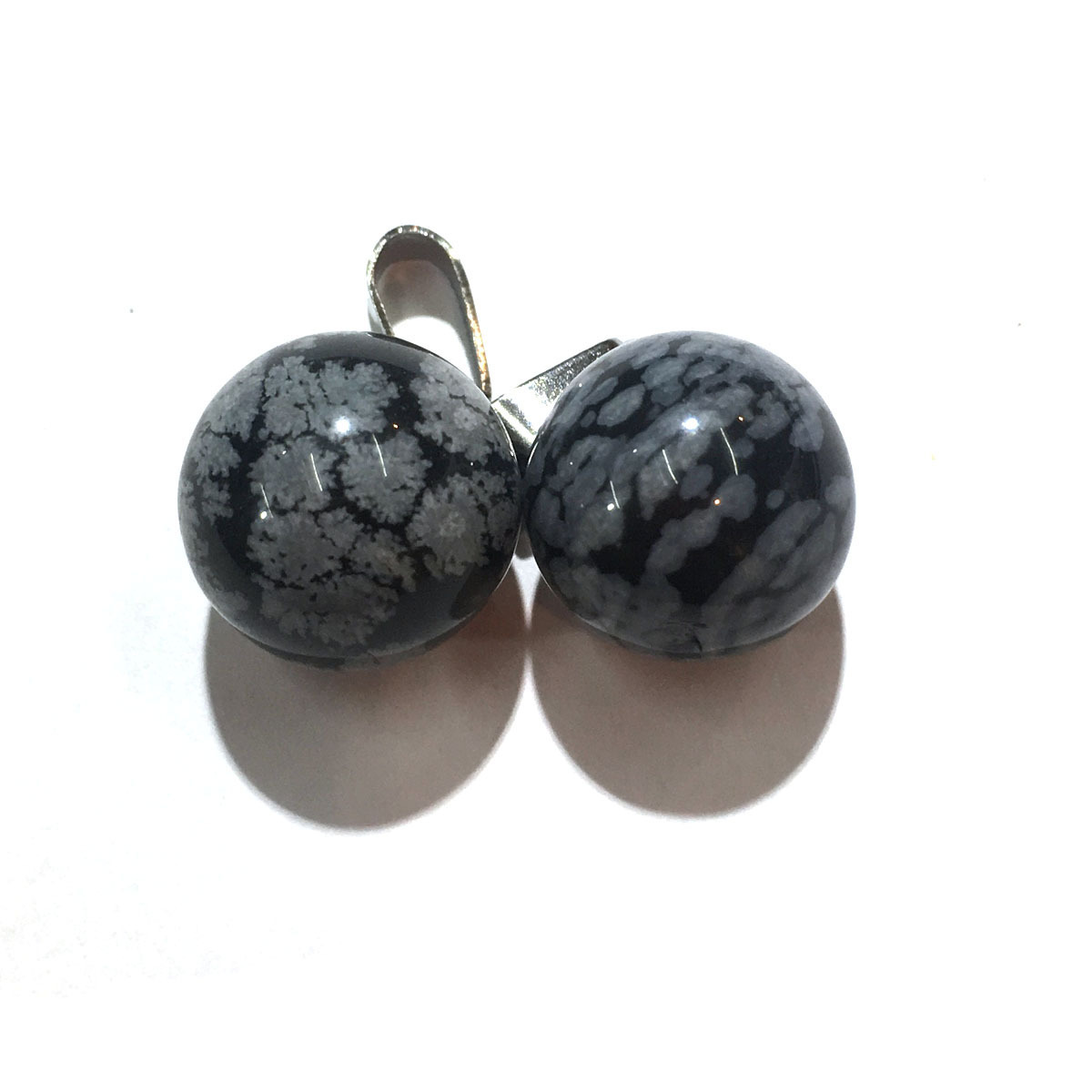 Natural Dangle Ball Gemstone Pendants Necklace Charms Healing Chakra Stone Sphere Beads Charm Jewelry