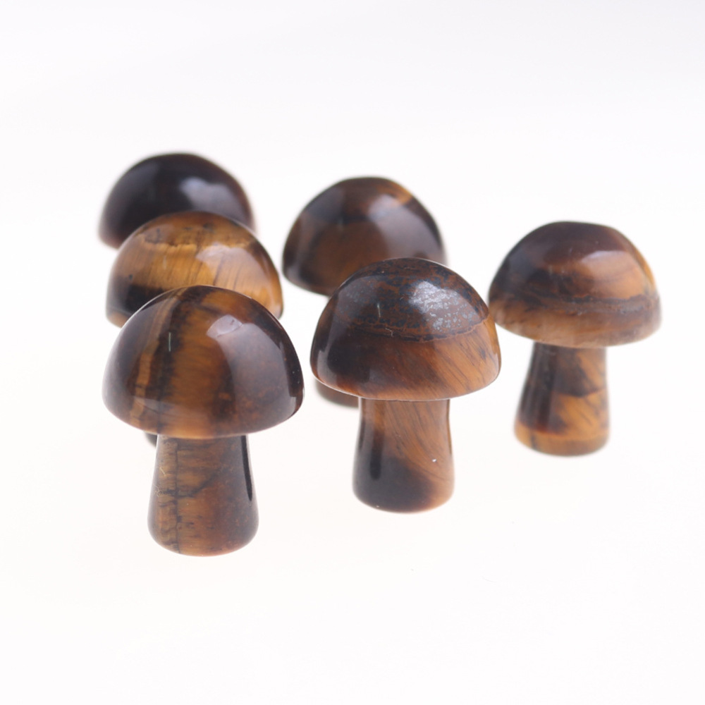Mini Mushroom Gemstone Pendant for Making Jewelry Necklace Earring  Wrapped Wire Mushroom