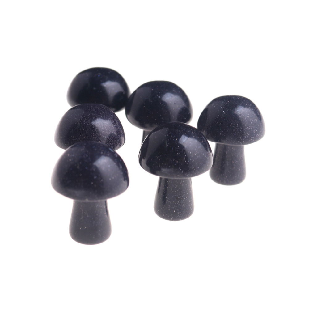 Mini Mushroom Gemstone Pendant for Making Jewelry Necklace Earring  Wrapped Wire Mushroom