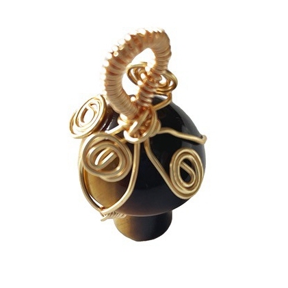 Mini Mushroom Gemstone Pendant for Making Jewelry Necklace Earring  Wrapped Wire Mushroom