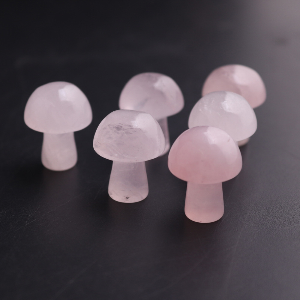 Mini Mushroom Gemstone Pendant for Making Jewelry Necklace Earring  Wrapped Wire Mushroom