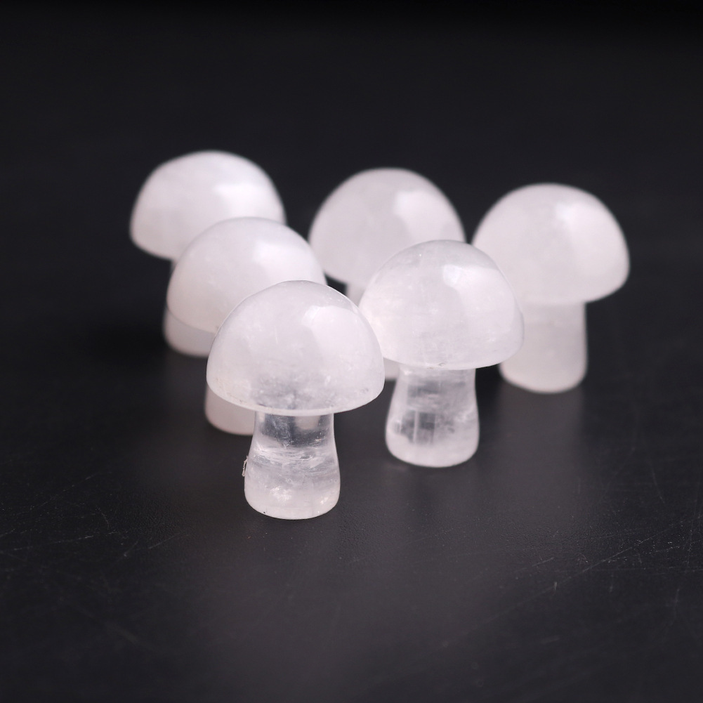 Mini Mushroom Gemstone Pendant for Making Jewelry Necklace Earring  Wrapped Wire Mushroom