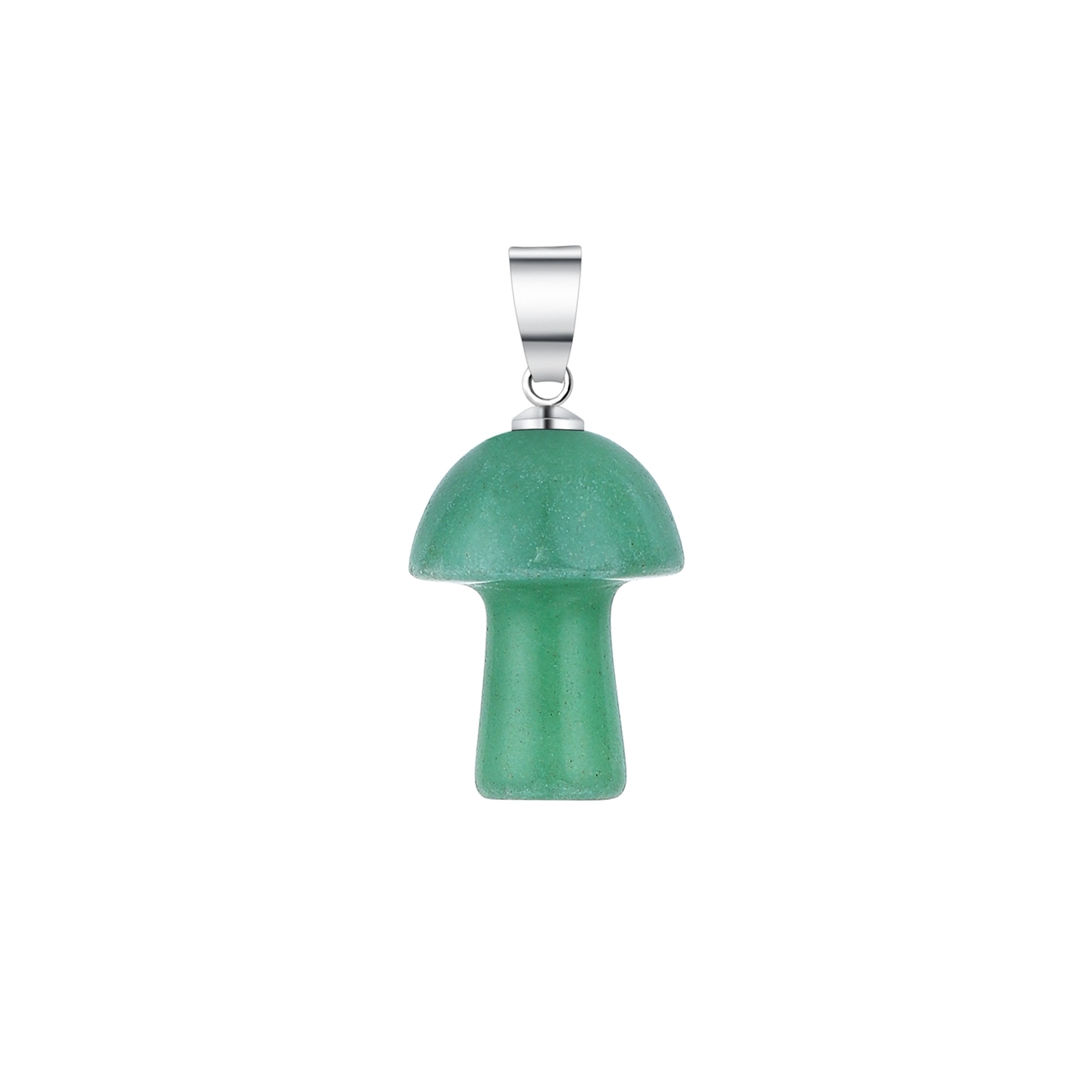 Gemstone Mushroom Keychain  Natural Gemstone Pendant Keyring Healing Chakra Crystal Jewelry