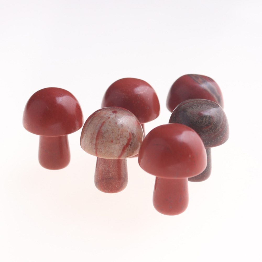 Mini Mushroom Gemstone Pendant for Making Jewelry Necklace Earring  Wrapped Wire Mushroom