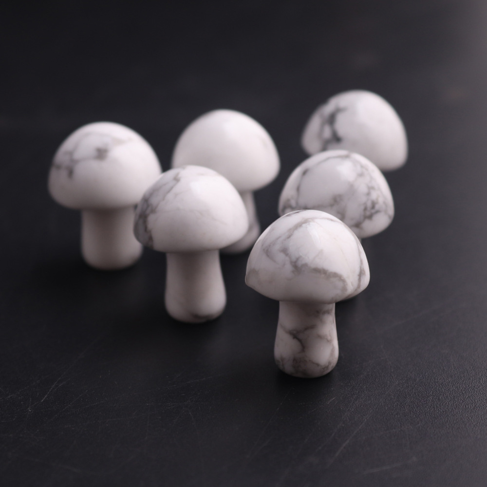 Mini Mushroom Gemstone Pendant for Making Jewelry Necklace Earring  Wrapped Wire Mushroom
