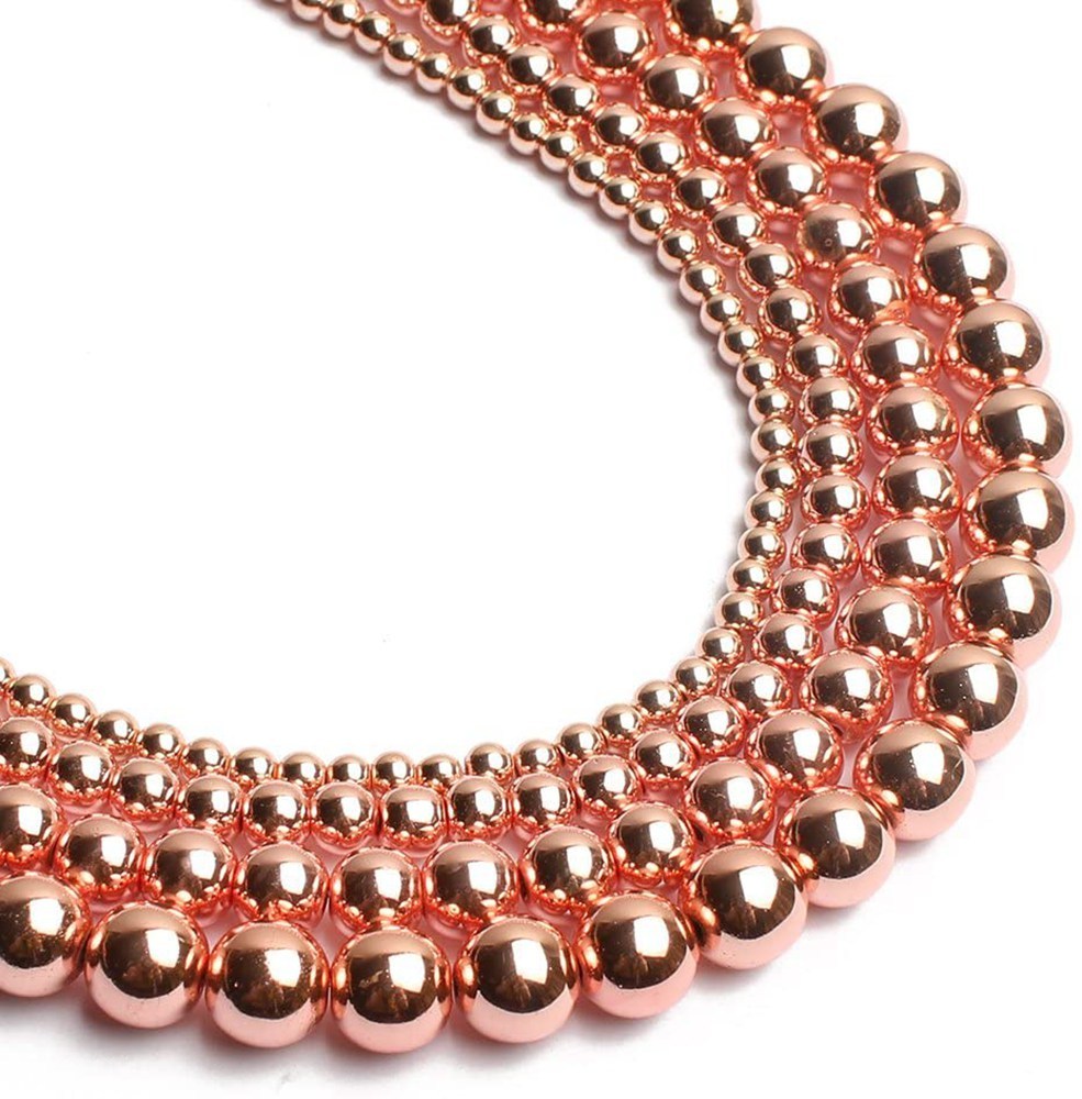 Loose Hematite Round Beads for  Making Jewelry 2MM 3MM 4MM 6MM 8MM 10MM 12MM