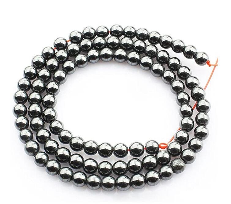 Loose Hematite Round Beads for  Making Jewelry 2MM 3MM 4MM 6MM 8MM 10MM 12MM
