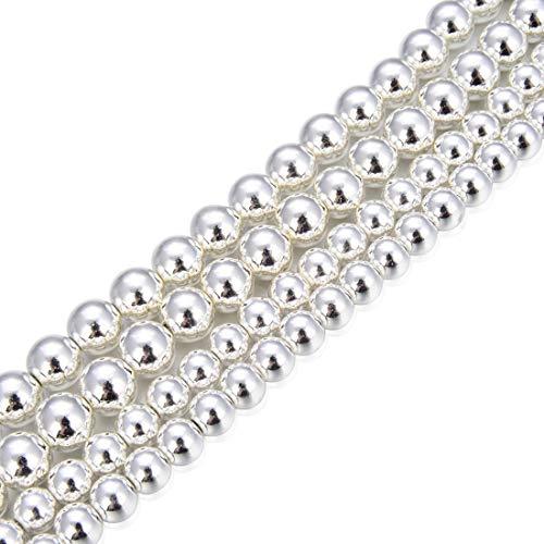 Loose Hematite Round Beads for  Making Jewelry 2MM 3MM 4MM 6MM 8MM 10MM 12MM