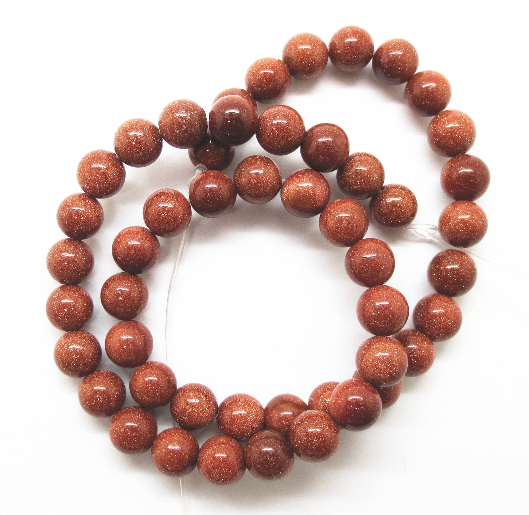 Loose Blue Sandstone Round Beads for  Making Jewelry 4MM 6MM 8MM 10MM 12MM