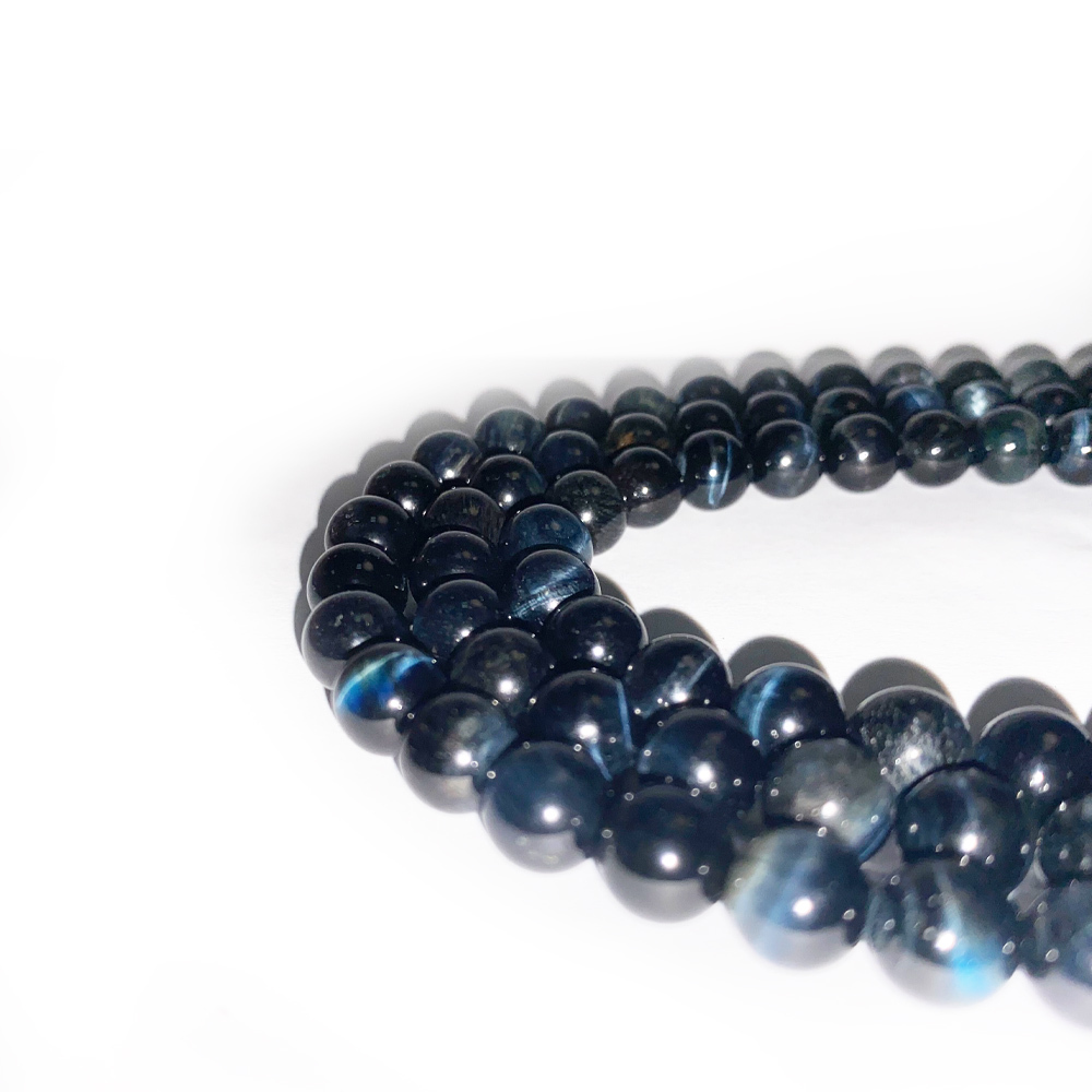 Loose Natural Tiger Eye Round Healing Stone Full Strand Gem Bead for DIY Bracelet Necklace Jewelry Making 4/6/8/10/12mm-