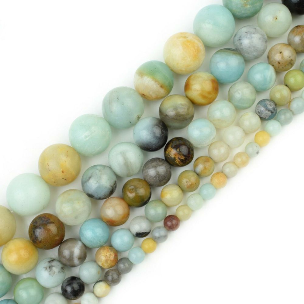 8mm Natural Gemstone Beads Alloy Flower Charm Cone Bracelet for Women and Men