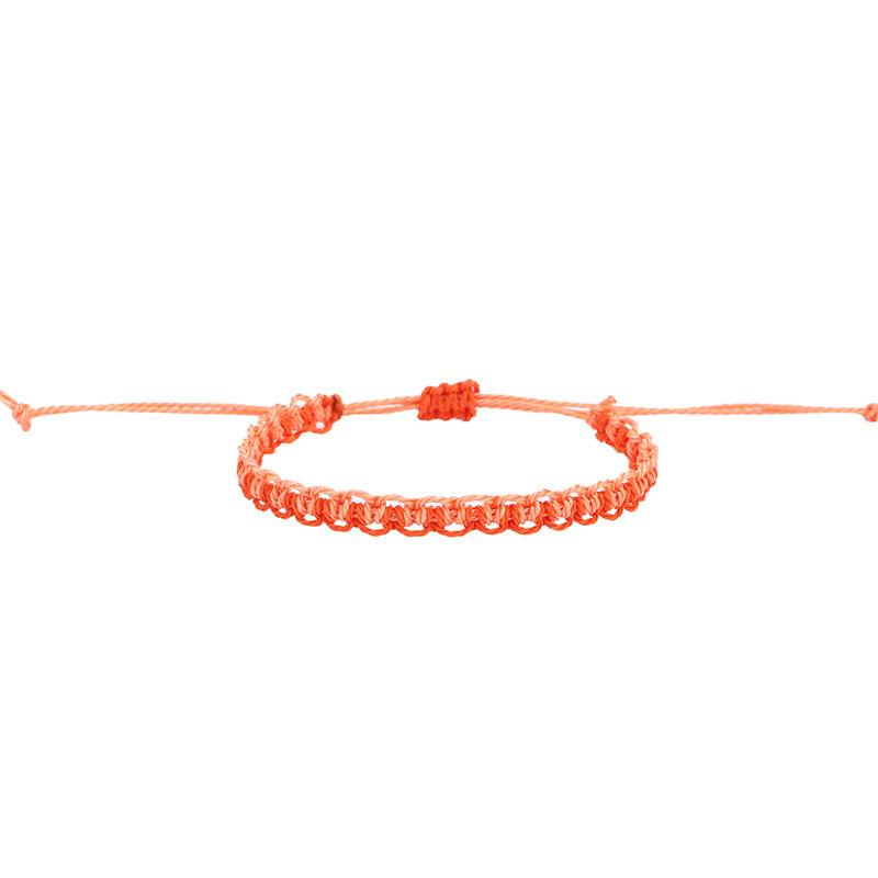 Handmade Boho Bangle Gift Jewelry 14 Colors Multilayer Woven Friendship Bracelet Wax String Bracelets