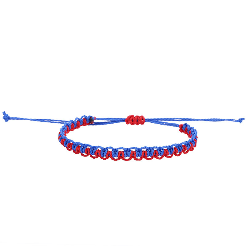 Handmade Boho Bangle Gift Jewelry 14 Colors Multilayer Woven Friendship Bracelet Wax String Bracelets