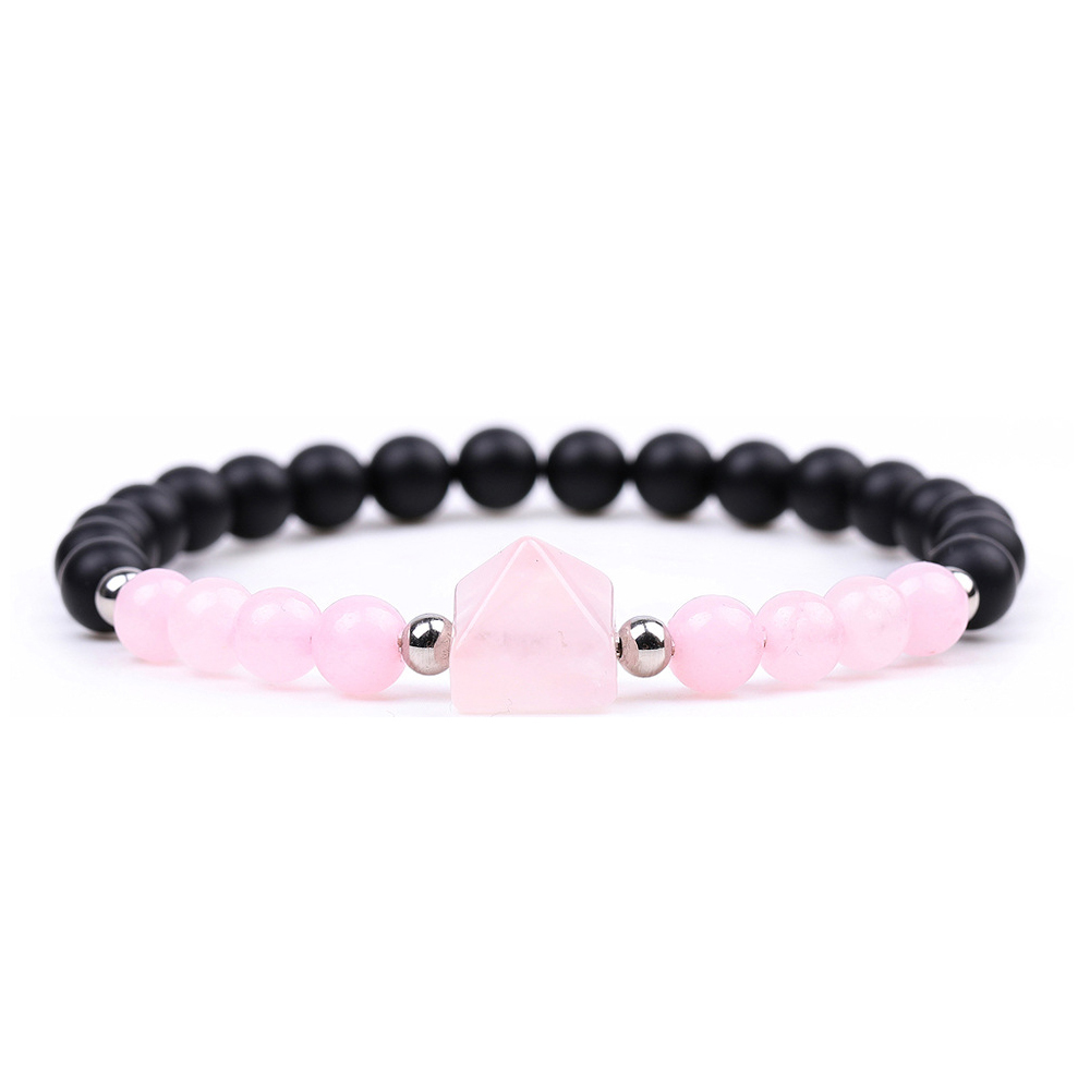 Handmade Stretchy Beaded Bracelet Charm Tiger Eye Bracelet Yoga Energy Protect Fashion Natural Stone Bracelet for Women Men
