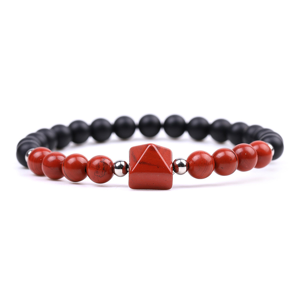 Handmade Stretchy Beaded Bracelet Charm Tiger Eye Bracelet Yoga Energy Protect Fashion Natural Stone Bracelet for Women Men