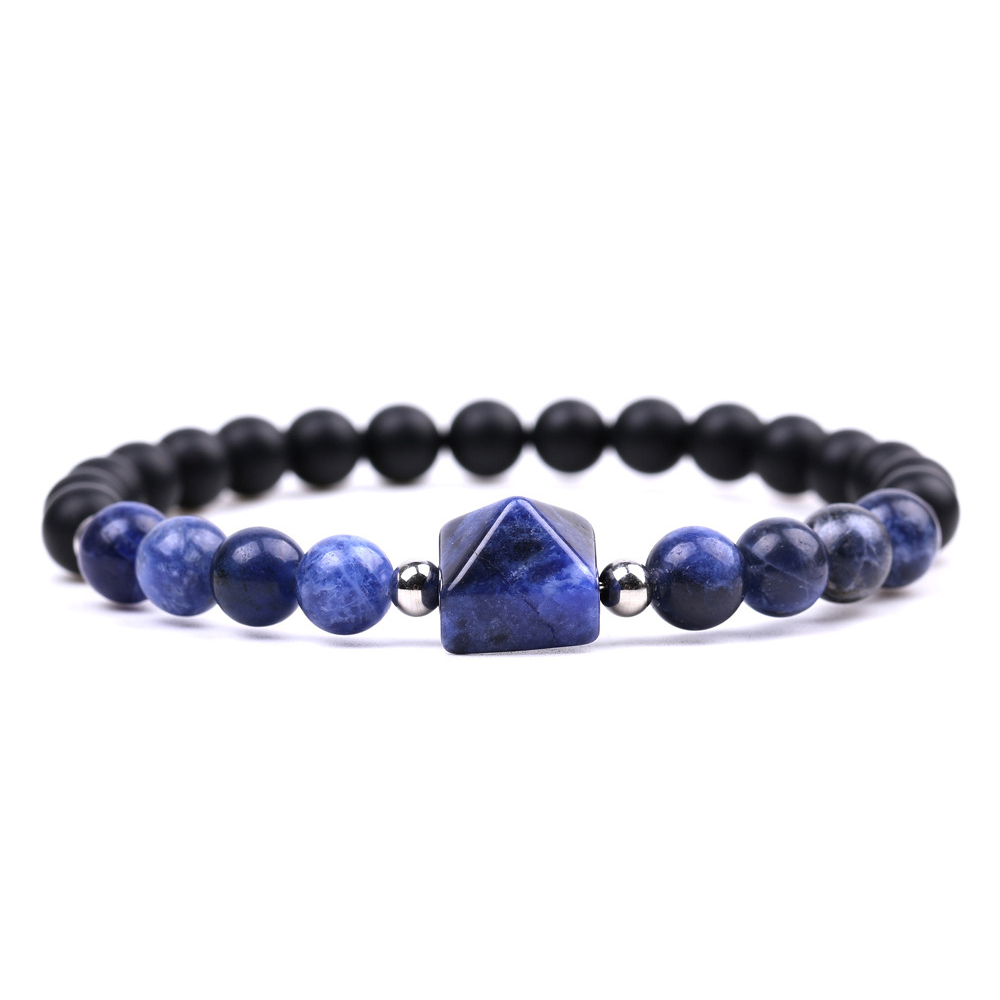 Handmade Stretchy Beaded Bracelet Charm Tiger Eye Bracelet Yoga Energy Protect Fashion Natural Stone Bracelet for Women Men
