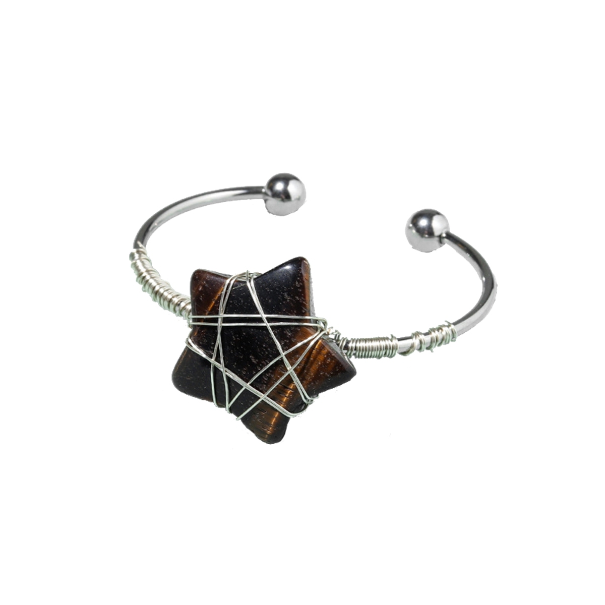 Natural Five-pointed Star Bracelet Colorful Healing Stones Delicate Jewelry Ornaments