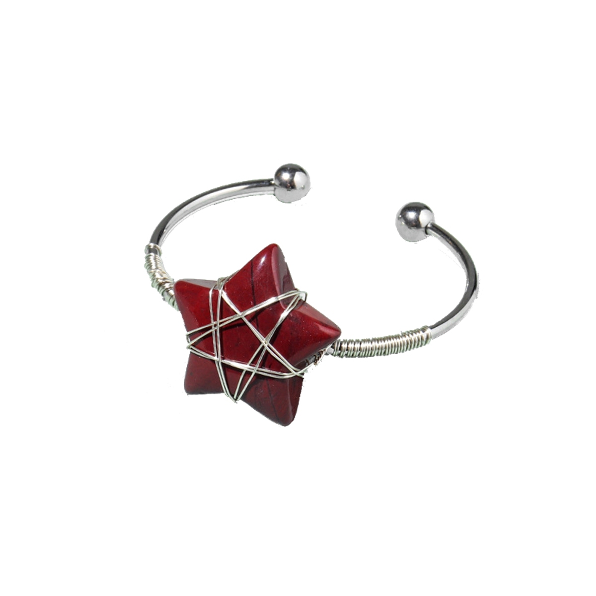 Natural Five-pointed Star Bracelet Colorful Healing Stones Delicate Jewelry Ornaments