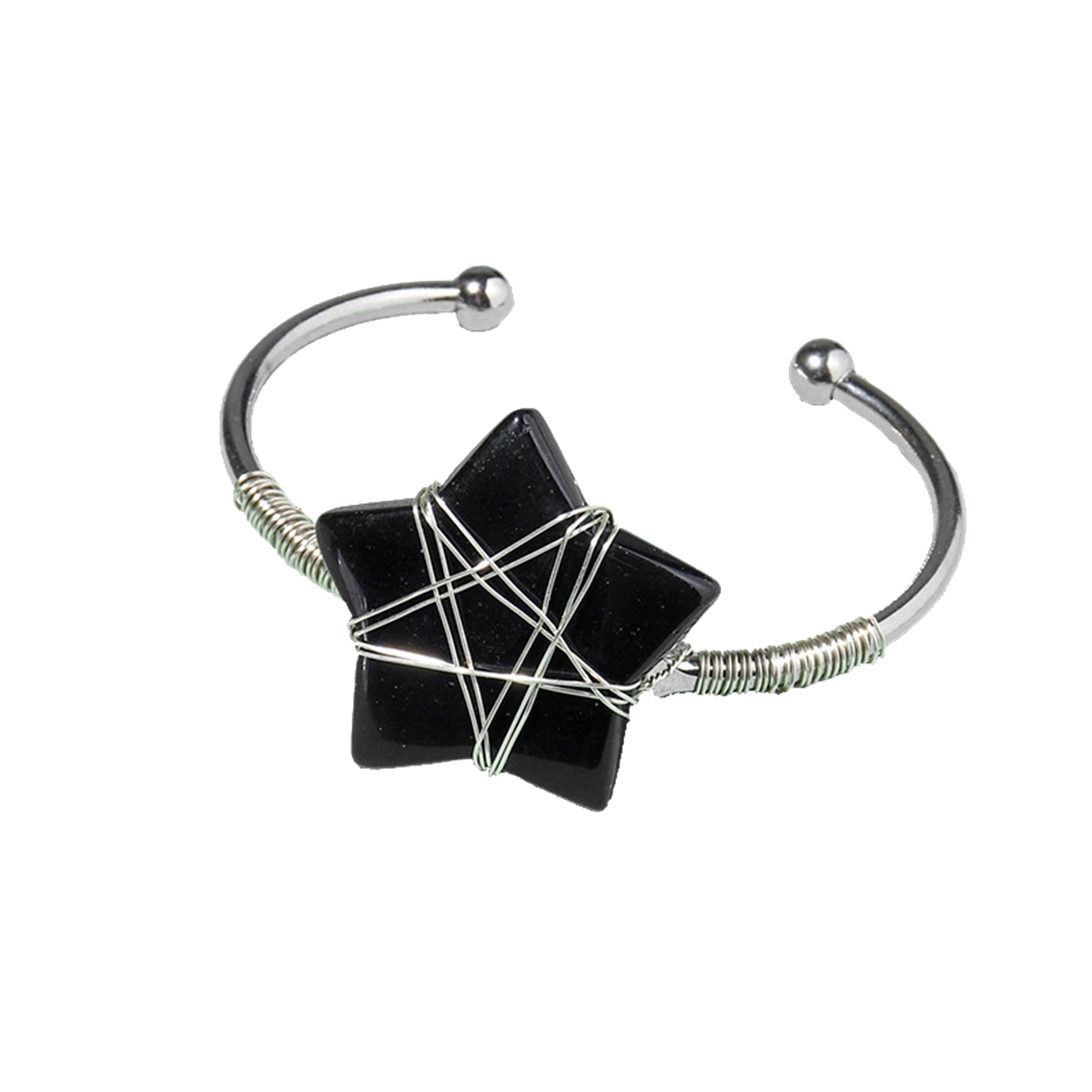 Natural Five-pointed Star Bracelet Colorful Healing Stones Delicate Jewelry Ornaments