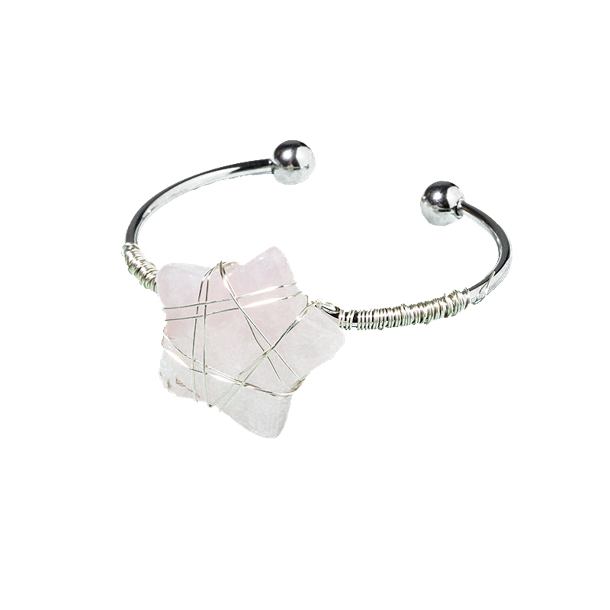 Natural Five-pointed Star Bracelet Colorful Healing Stones Delicate Jewelry Ornaments