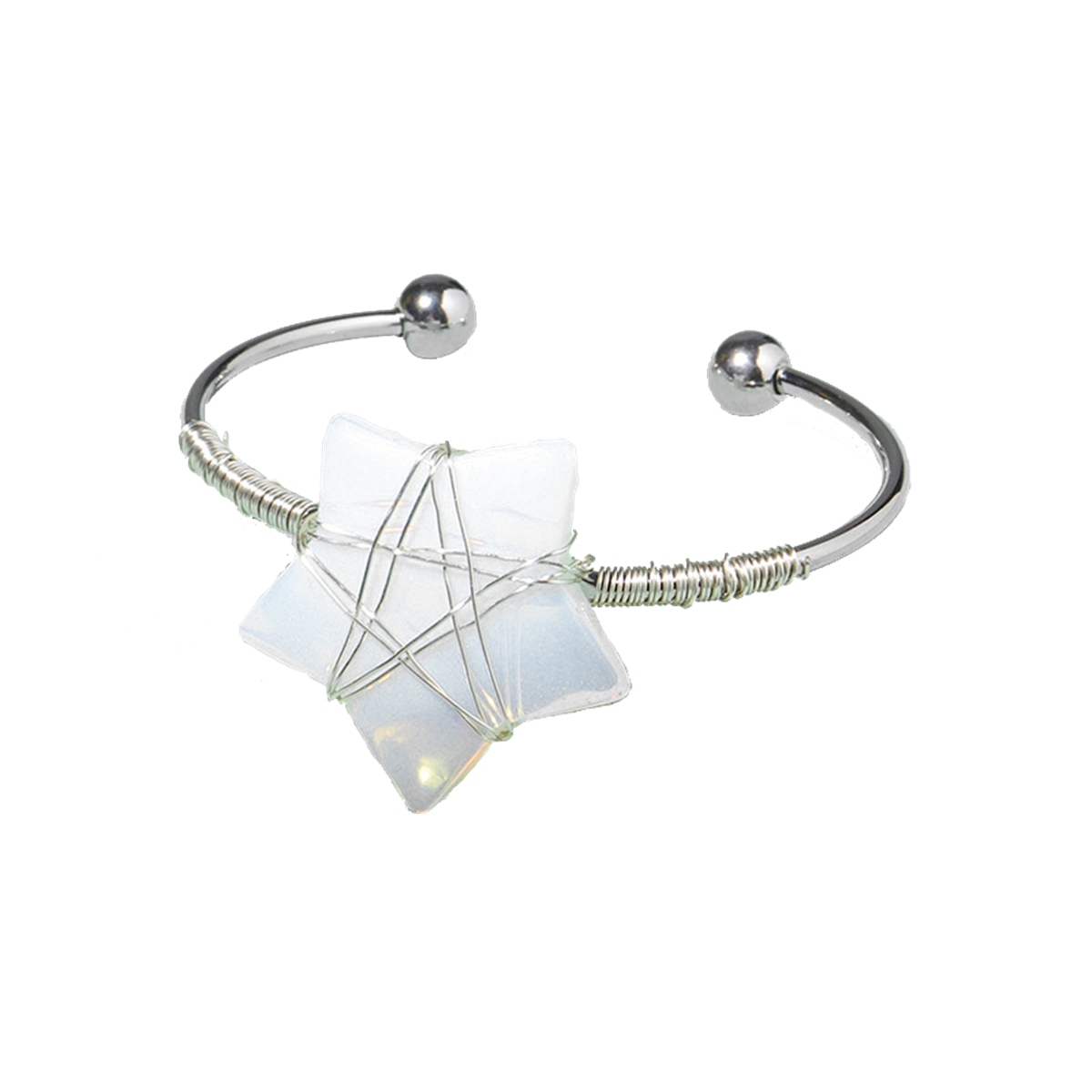 Natural Five-pointed Star Bracelet Colorful Healing Stones Delicate Jewelry Ornaments