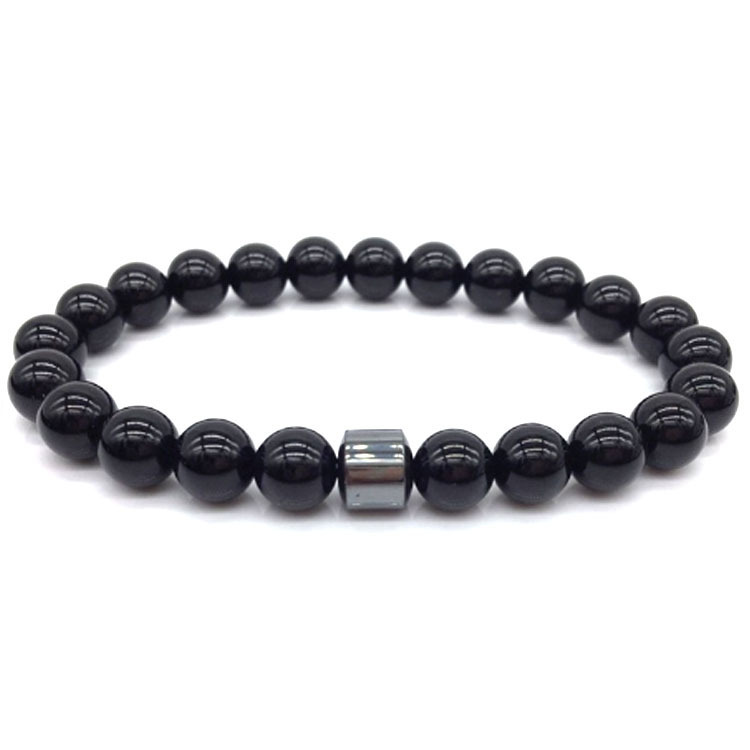 8mm Gemstones Beaded Bracelets for Women Men Strand Healing Crystal Gorgeous Stretch Semi-Precious Stone Jewelry