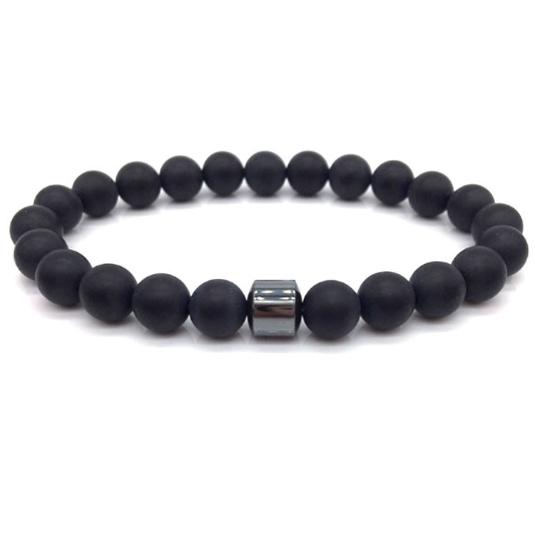 8mm Gemstones Beaded Bracelets for Women Men Strand Healing Crystal Gorgeous Stretch Semi-Precious Stone Jewelry