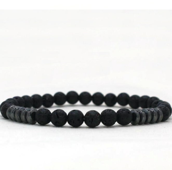 6mm Gemstones Beaded Bracelets for Women Men Strand Healing Crystal Gorgeous Stretch Semi-Precious Stone Jewelry