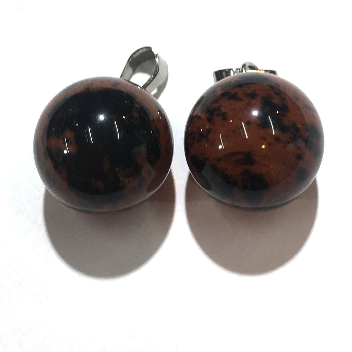 Fashion Chakra Round Stone Pendants Mixed Healing Crystal Quartz Gemstone Charms For Necklace Jewelry