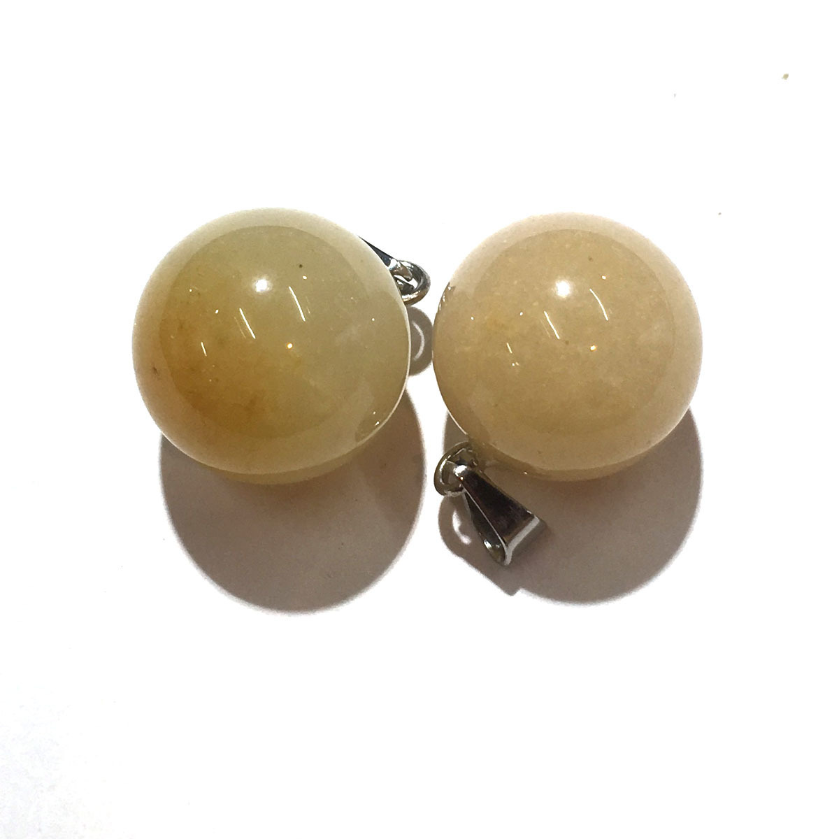 Fashion Chakra Round Stone Pendants Mixed Healing Crystal Quartz Gemstone Charms For Necklace Jewelry