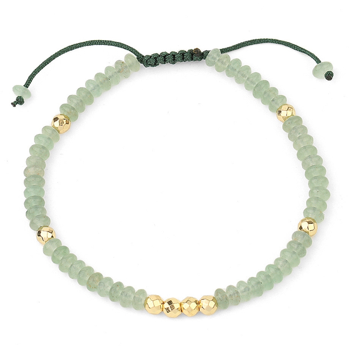 Bohemian 4mm Healing Stone Beads Bracelets for Women Men Semi-precious Adjustable Handmade Gemstone Crystal Beaded Bracelet
