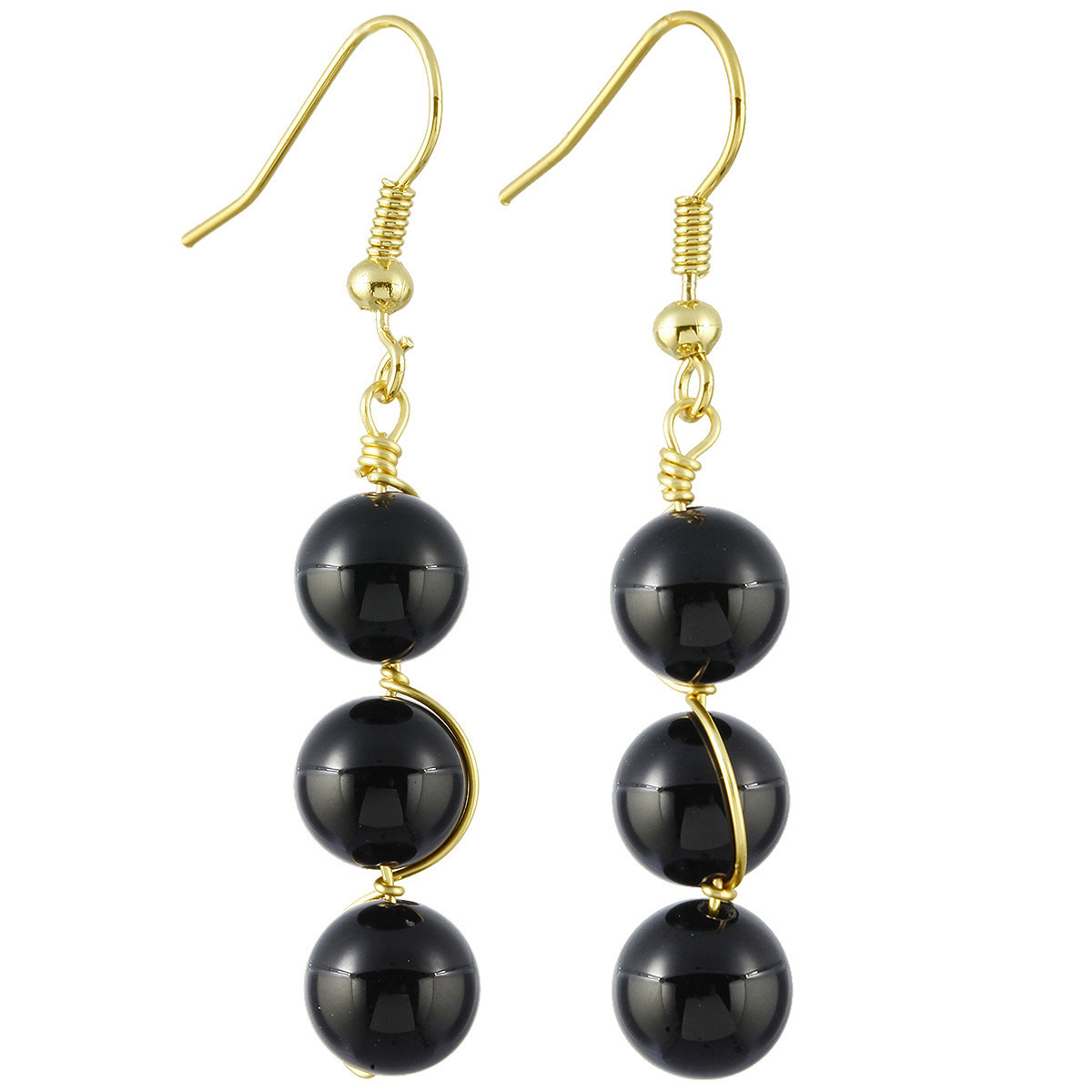 8mm Crystal Stone Earrings for Women Dangle Chakra Healing Spiritual Chips Amethyst Green Aventurine Tiger Eye Stones Beads Earings