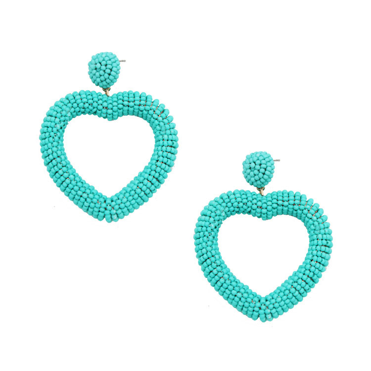 Statement Beaded Pendant Earrings Bohemian Handmade Bride Wedding Earrings Ladies and Girls Gifts 7 Colors