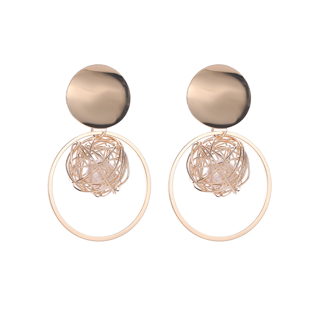 Styles Mosquito Repellent Incense Plate Ear Clip Female Pearl Earrings Hanging Metal Letter Bone Spiral Spring
