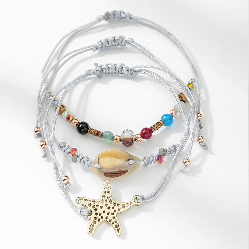 Waterproof String Bracelets for Women Handmade Boho Summer Beach Wave Set Jewelry Teen Girls