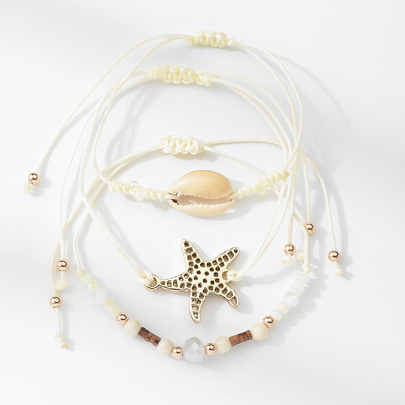Waterproof String Bracelets for Women Handmade Boho Summer Beach Wave Set Jewelry Teen Girls