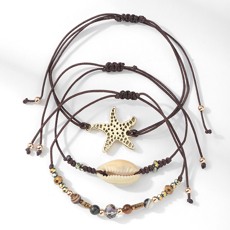 Waterproof String Bracelets for Women Handmade Boho Summer Beach Wave Set Jewelry Teen Girls
