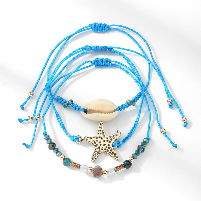 Waterproof String Bracelets for Women Handmade Boho Summer Beach Wave Set Jewelry Teen Girls