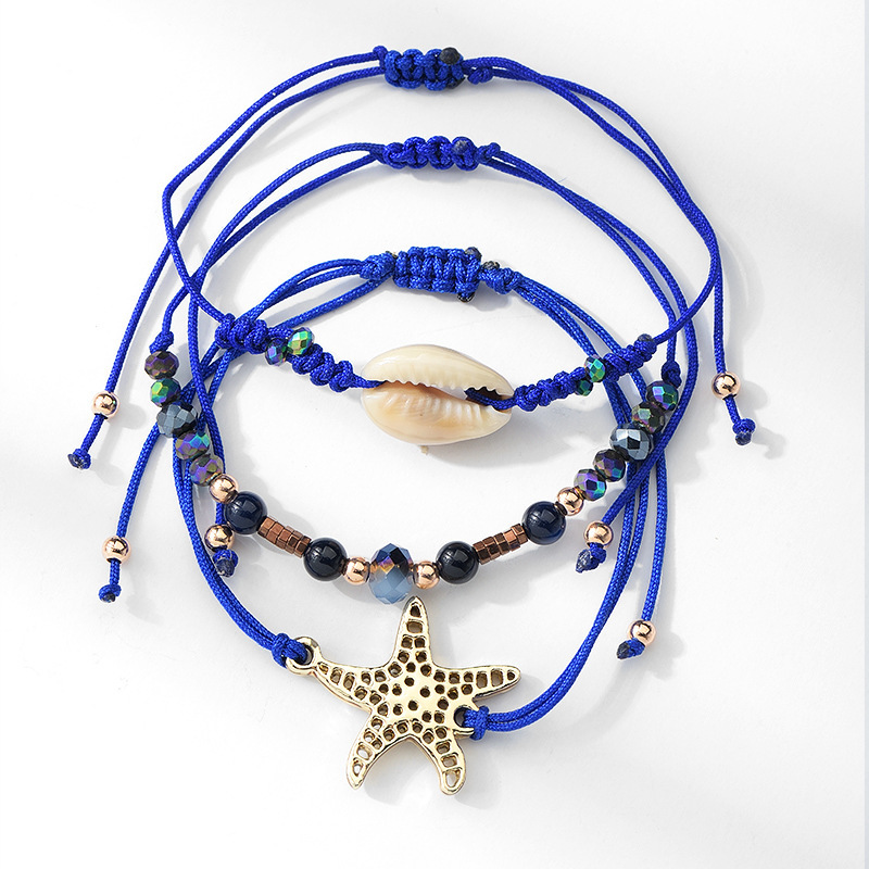 Waterproof String Bracelets for Women Handmade Boho Summer Beach Wave Set Jewelry Teen Girls