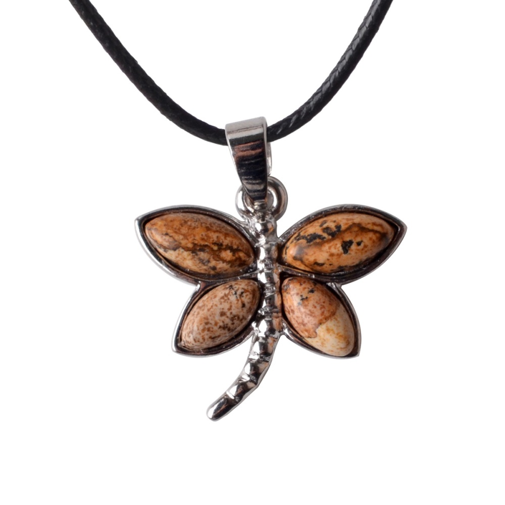 Silver Dragonfly alloy Pendant Fashion Bohemian Jewelry Ethnic Multi-layer Chain Colorful Enamel Dragonfly Pendant
