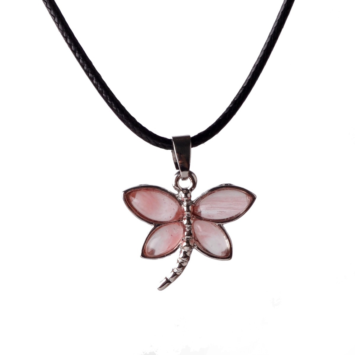 Silver Dragonfly alloy Pendant Fashion Bohemian Jewelry Ethnic Multi-layer Chain Colorful Enamel Dragonfly Pendant