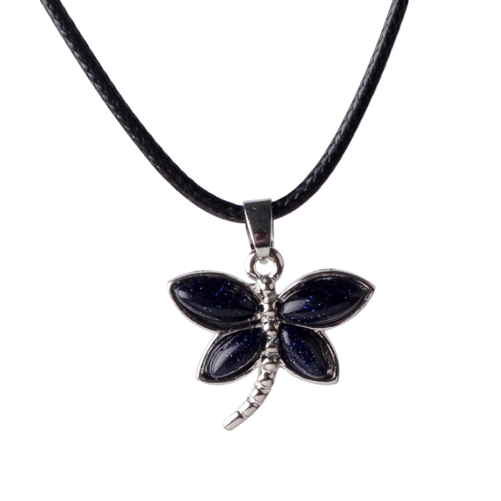 Silver Dragonfly alloy Pendant Fashion Bohemian Jewelry Ethnic Multi-layer Chain Colorful Enamel Dragonfly Pendant