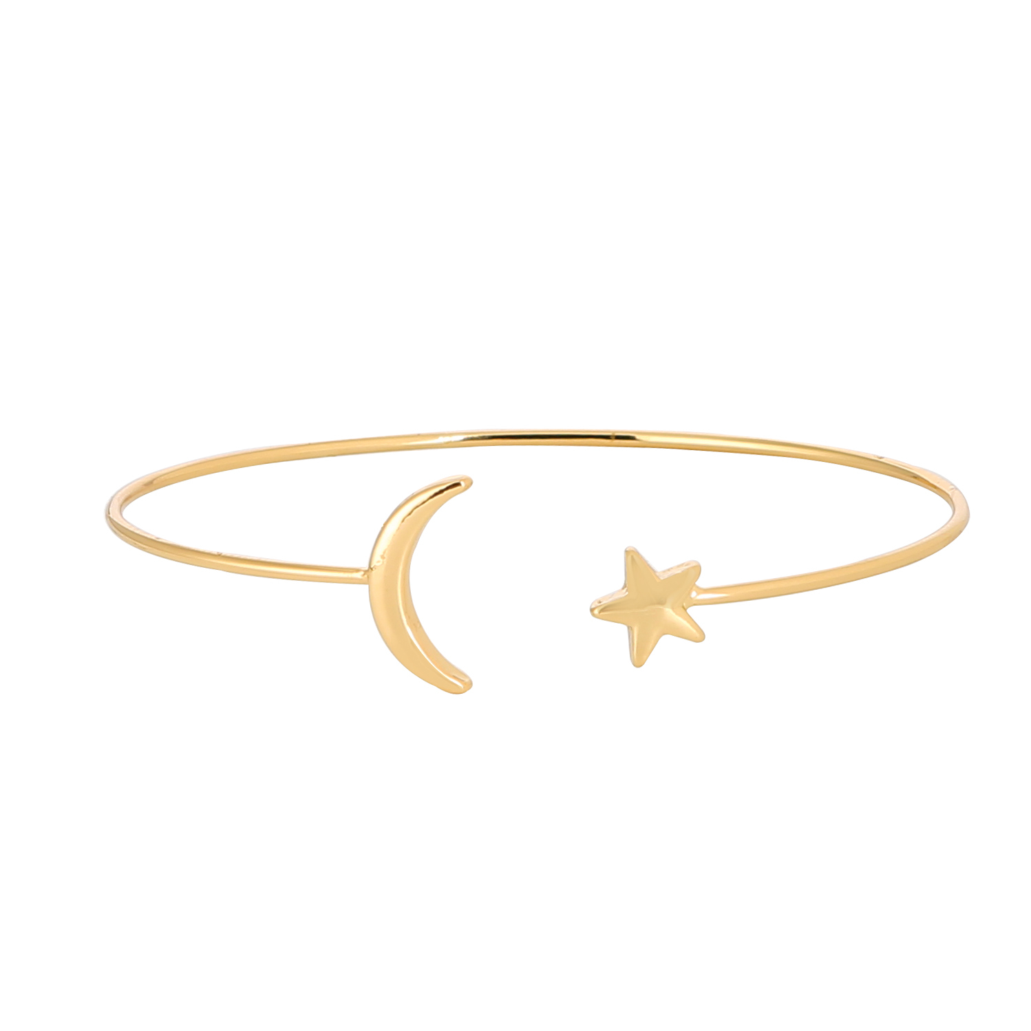 3 colors  Rose Gold silver  Bangle for Women Simple Olive Leaf|Star Month|Knot Heart Cuff Bracelet Gift Jewelry