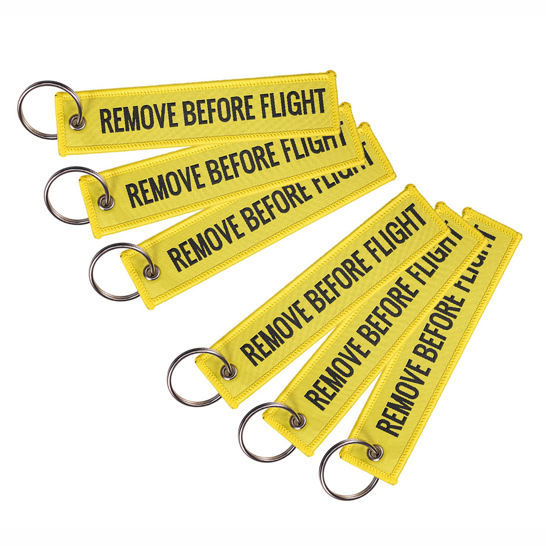 Cheap Price Embroidery Text Key Ring Key Chain Motorcycle Car Biker Cycling Keyring Custom Logo