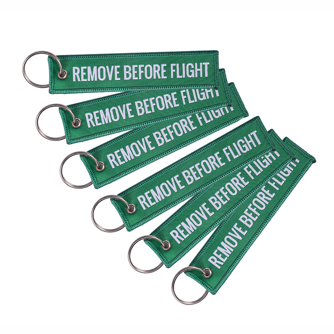 Cheap Price Embroidery Text Key Ring Key Chain Motorcycle Car Biker Cycling Keyring Custom Logo