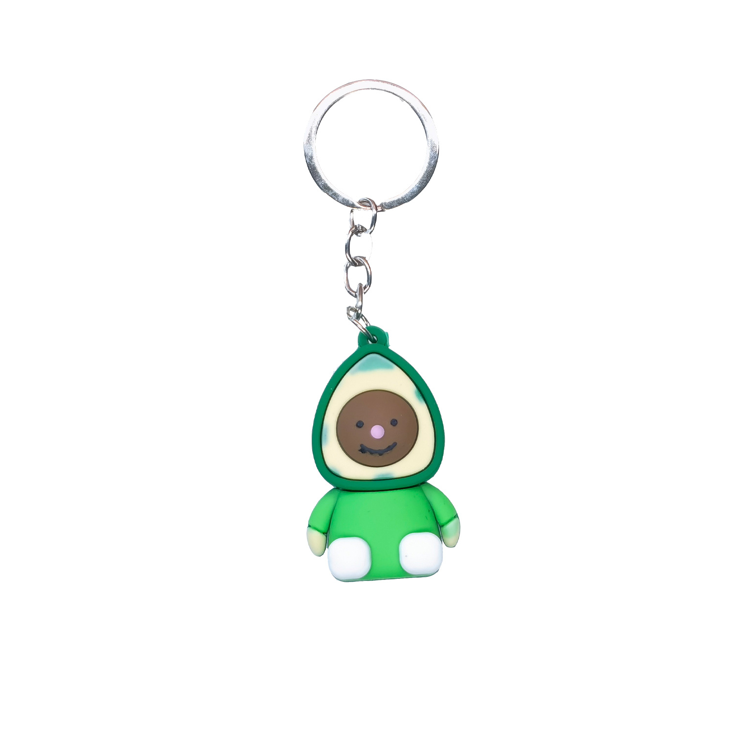 Hot Sale Cute Avocado Key Ring for Hanging Bag Accessories Chain Pendant Jewelry Various Occasions Valentine's Day Birthday